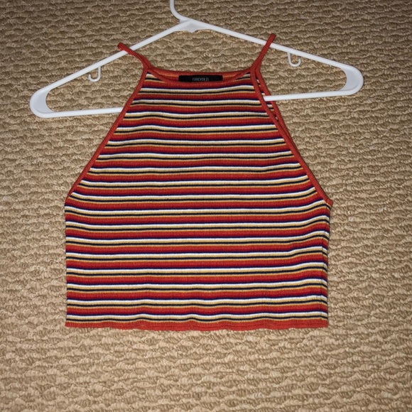 Forever 21 Tops - Striped crop top
